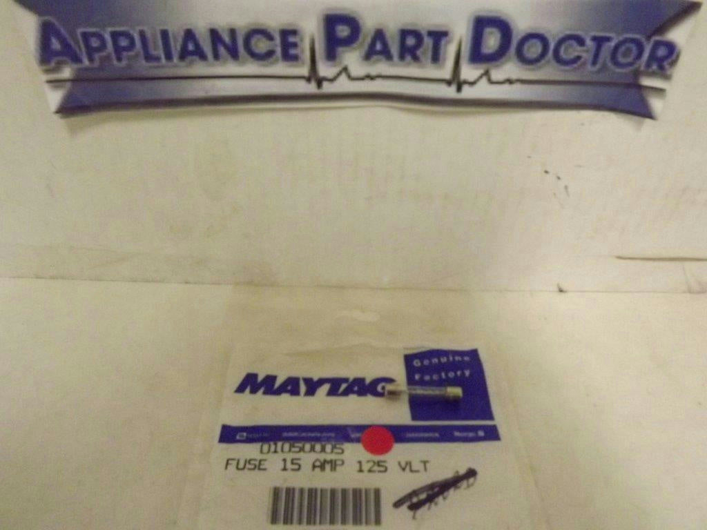 MAYTAG WHIRLPOOL Stove Microwave 01050005 FUSE 15 AMP 125 VOLT NEW OEM Part MAYTAG WHIRLPOOL Stove Microwave 01050005 FUSE 15 AMP 125 VOLT NEW OEM Part